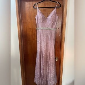 Women’s mauve bridesmaid dress size 10